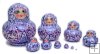 Purple Pearl matryoshka 10 pc Purple Pearl matryoshka 10 pc