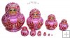 Pink Pearl nesting dolls 10 pc Pink Pearl nesting dolls 10 pc