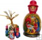 Babushka Doll "Nativity" for Christmas Tree Decoration