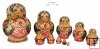 Woodburn Pink nesting dolls 10 pc