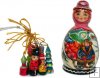 Babushka Doll "Winter fun" for Christmas Tree Babushka Doll "Winter fun" for Christmas Tree