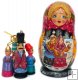 Babushka Doll "Friends" for Christmas Tree Decoration