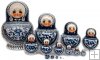 Formal Dress LARGE 15 pc babushka dolls Formal Dress LARGE 15 pc babushka dolls