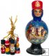 Babushka Doll "Russian Troika" for Christmas Tree Decoration Babushka Doll "Russian Troika" for Christmas Tree Decoration