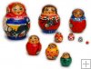 With a cat micro 10 pc matryoshka