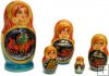 Winter troika 5 pc matryoshka