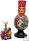 Large Babushka Doll "Snow man" for Christmas Tree Large Babushka Doll "Snow man" for Christmas Tree