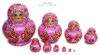Floral nesting dolls